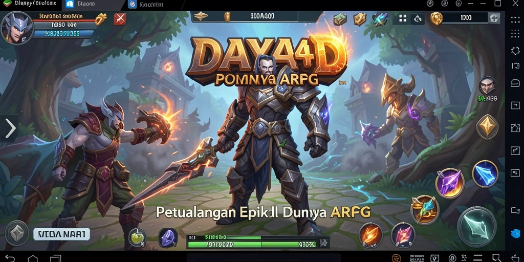Tangkapan layar menunjukkan aksi mendebarkan dalam <strong>DAYA4D</strong>.