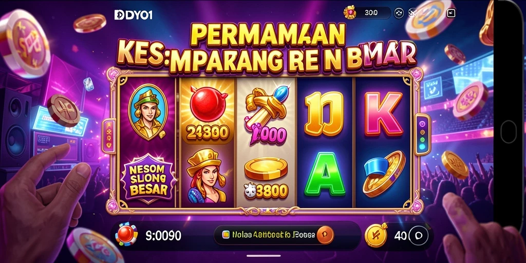 Tampilan gameplay menarik dari permainan Slot DYO1 yang mengasyikkan.