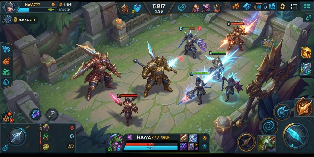 Tampilan gameplay seru dan strategi karakter HAYA777.