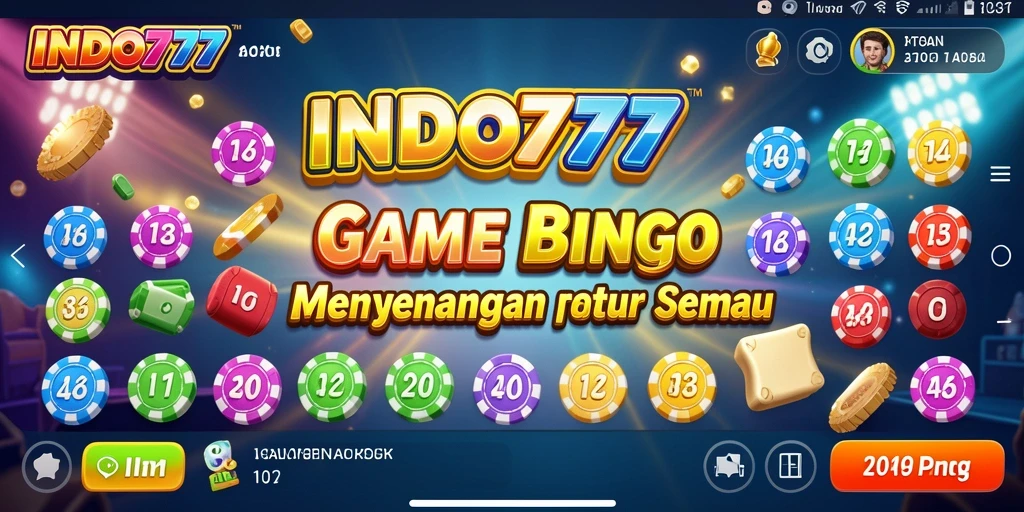 Tampilan gameplay menarik di INDO777 dengan suasana Bingo yang seru.