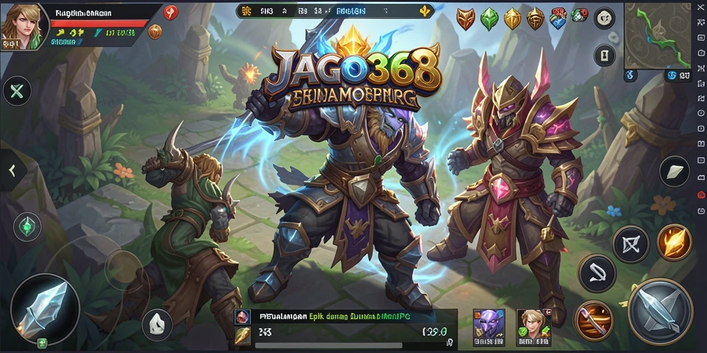 Screenshot gameplay <strong>JAGO368</strong> menampilkan aksi pertarungan yang mendebarkan.