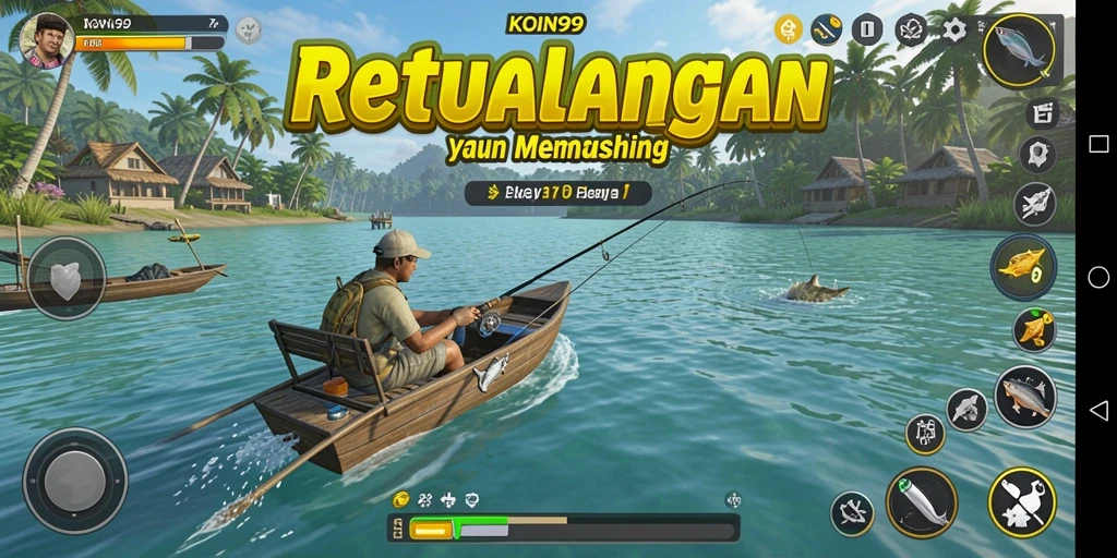 Tangkapan ikan terbesar dalam gameplay KOIN99.