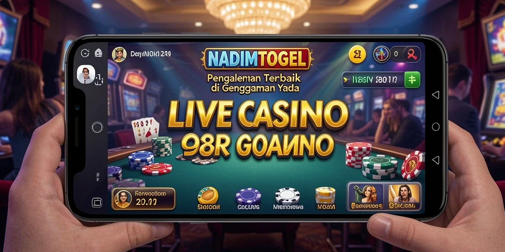 Tampilan gameplay Live Casino yang seru dan interaktif.