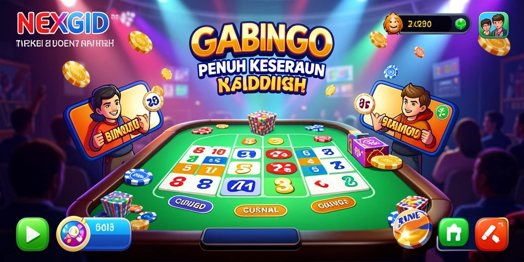 Screenshot gameplay NEXGID yang menampilkan keseruan Bingo.