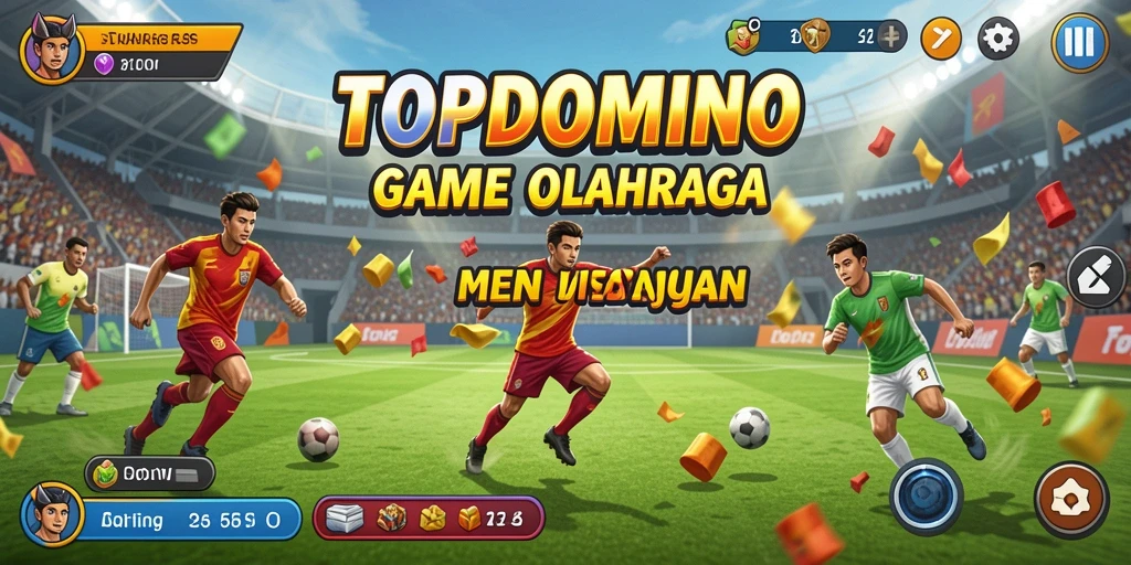 Tampilan gameplay seru dari TOPDOMINO yang penuh aksi.