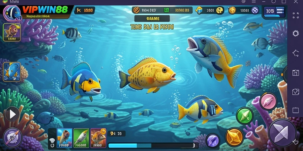 Gameplay seru Tembak Ikan di VIPWIN88 yang menantang.