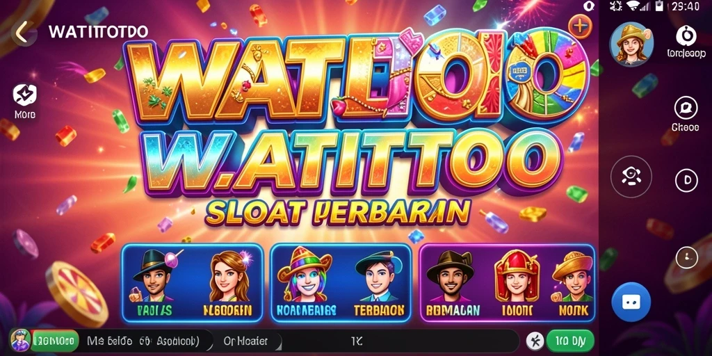Tampilan menakjubkan dari gameplay WATITOTO yang penuh warna.