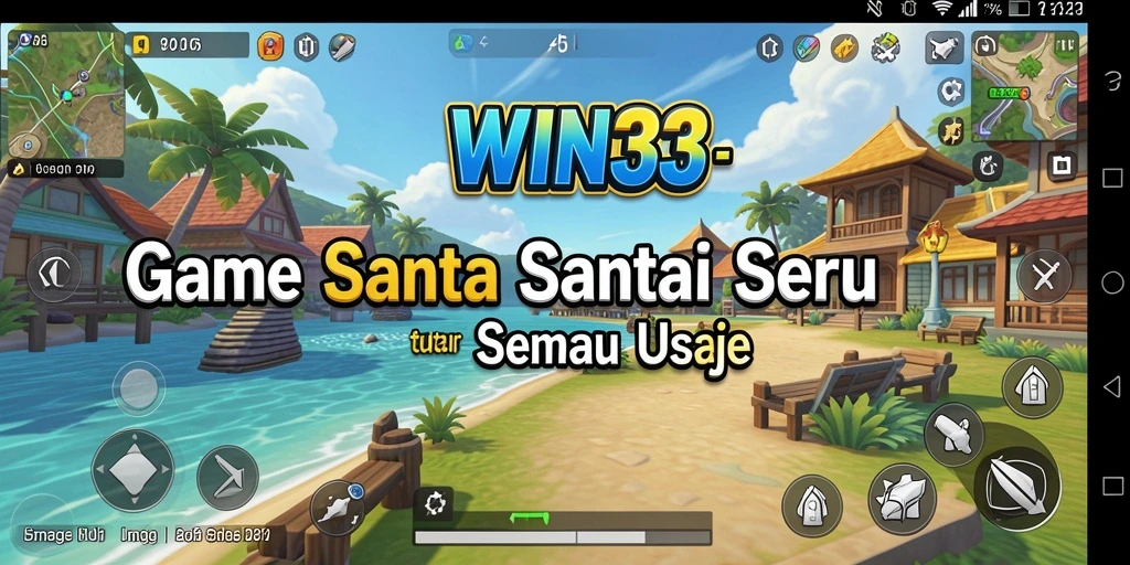 Tangkapan layar menunjukkan gameplay santai dan interaktif di WIN33.